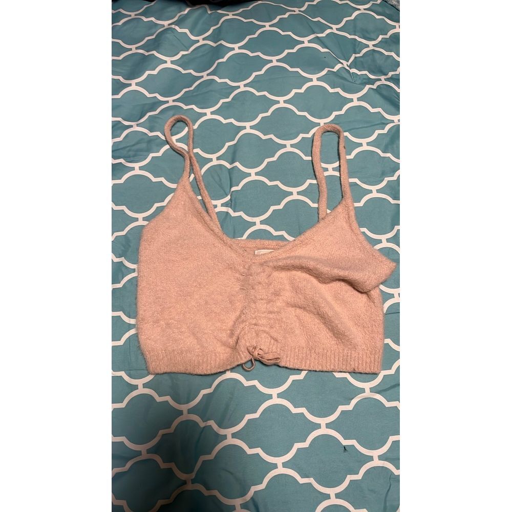 LOVE BY LOTTIE MOSS pink CROP TOP SMALL PACSUN